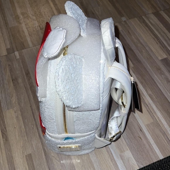 LOUNGEFLY DISNEY Mickey Mouse sequin snowman bag set! - Picture 4 of 8